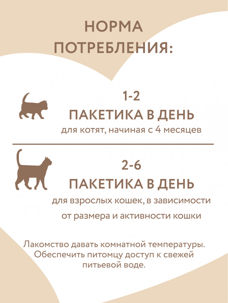 Крем-лакомство Мнямс для кошек с курицей 15 г х 4 шт