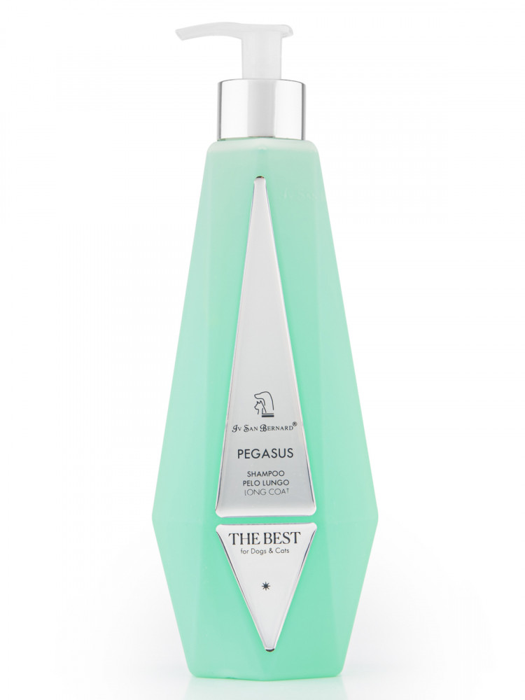 Iv San Bernard The Best line Pegasus Шампунь для собак и кошек, для длинной шерсти с экстрактом мальвы