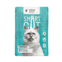 Smart Cat Паучи для взрослых кошек и котят: кусочки лосося в нежном соусе