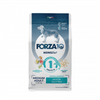 Forza10 MonoDiet Adult Medium Pesce сухой корм для взрослых собак средних пород с рыбой