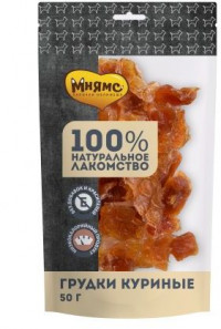 Мнямс Лакомство для собак Грудки куриные