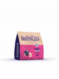 Сухой корм Buddy&amp;Sol Premium Hair&amp;Skin для взрослых кошек для кожи и шерсти с лососем