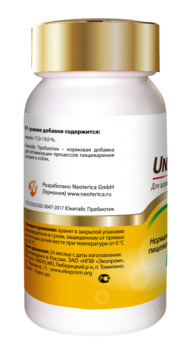 Unitabs Витамины Prebiotic для кошек и собак