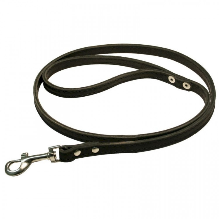 Зооэкспресс поводок 2 слоя черный