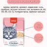 Влажный корм Wanpy Cat, паучи для кошек из курицы и креветок (упаковка 12 шт по 85 г)