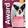 Сухой корм Award для щенков от 1 мес, беременных и кормящих сук средних пород, с индейкой и курицей