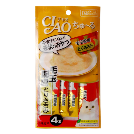 Inaba Ciao Лакомство для взрослых кошек для восстановления во время и после болезни (филе курицы)