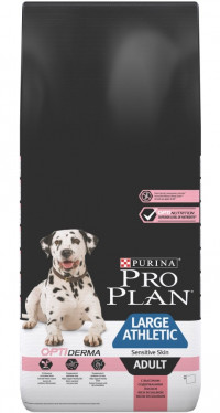 Pro Plan &quot;Large Adult Athletic Sensitive Skin&quot; для собак крупных пород с атлетическим телосложением и чувствительной кожей (лосось/рис)
