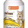 UNITABS Витамины ImmunoCat с Q10 для кошек, 120таб