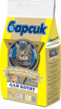 Барсик. Для Котят: впитывающий наполнитель, Желтый