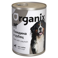 Organix Консервы c говядиной и рубцом для собак
