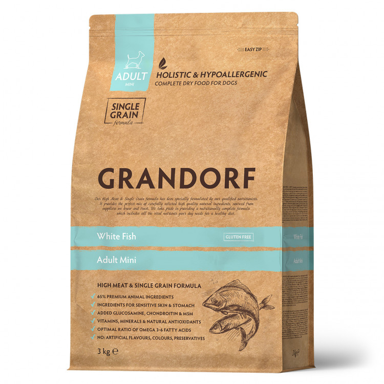 GRANDORF DOG White Fish MINI (белая рыба для собак мини пород)