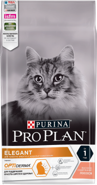 Pro Plan &quot;Optiderma Elegant&quot; Для красоты шерсти и здоровья кожи, с лососем