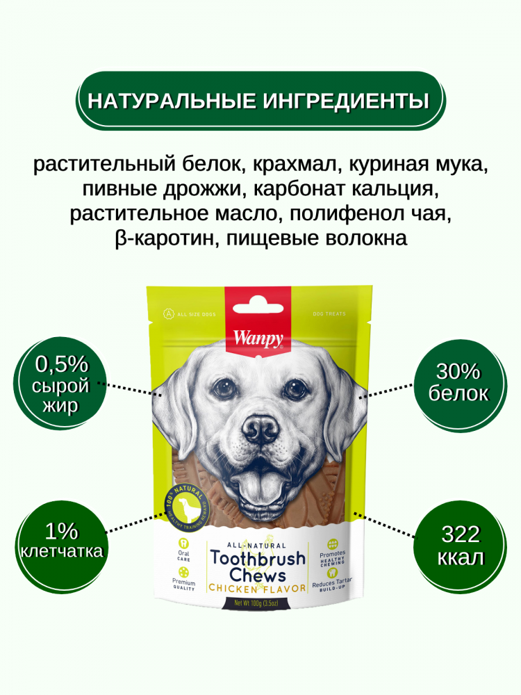 Wanpy Dog Лакомство для собак 