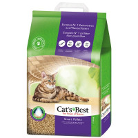 Cat's Best Smart Pellets (Nature Gold) наполнитель для кошек древесный комкующийся для длинношерстных