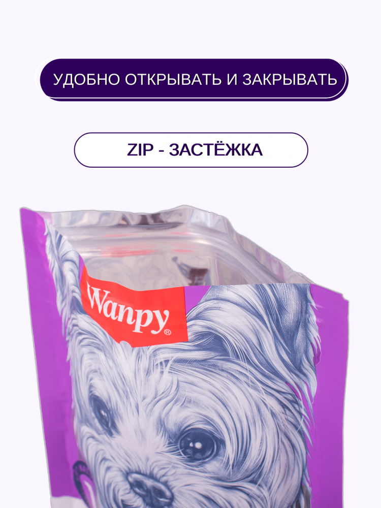 Wanpy Dog лакомство утиные сосиски