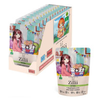 Влажный корм Zillii Kitten Turkey для котят с индейкой в соусе, в паучах - 85 х 12 шт