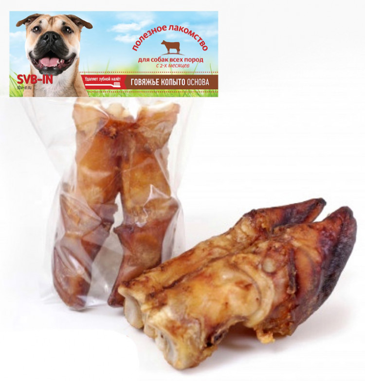 SVB-IN Лакомство для собак, копыто говяжье запеченное 
