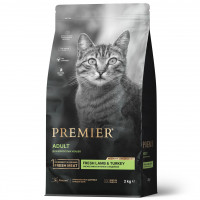 Premier Cat Lamb&amp;Turkey ADULT (Свежее мясо ягненка с индейкой для кошек)