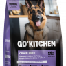 Сухой корм GO'KITCHEN 4 вида мяса, для взрослых собак всех пород, беззерновой, курица, индейка, лосось и утка