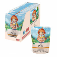 Влажный корм Zillii Sterilized/Light Cat Turkey для взрослых стерилизованных кошек с индейкой в желе, в паучах - 85 х 12 шт