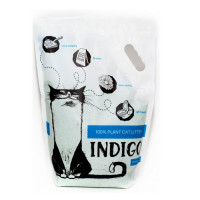 Indigo растительный впитывающий наполнитель для кошачьих туалетов с ароматом Жасмина