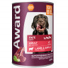 Влажный корм Award для взрослых собак паштет из ягненка с яблоком 400г