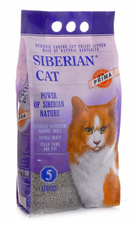 Сибирская кошка Прима: Комкующийся наполнитель