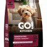 Сухой корм GO'KITCHEN для щенков и собак всех возрастов с ягнёнком и овощами для чувствительного пищеварения