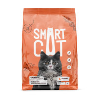 Smart Cat сухой корм для взрослых кошек с чувствительным пищеварением с индейкой