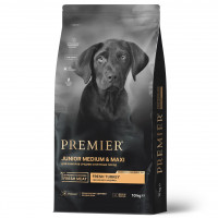 Premier Dog Turkey JUNIOR Medium&amp;Maxi (Свежее мясо индейки для юниоров средних и крупных пород)