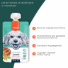 Влажный корм Wanpy Dog, лакомство для собак Мясной мусс из ягненка и моркови с горохом (упаковка 10 шт по 90 г)
