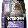GO'KITCHEN Беззерновой корм для кошек и котят всех возрастов с индейкой, курицей, лососем и уткой