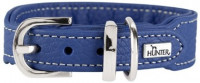 Hunter ошейник для собак Cannes MINI натуральная кожа синий