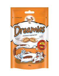 Dreamies Лакомые подушечки &quot;Дримис&quot; с курицей для кошек