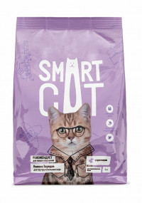 Smart Cat - Сухой корм для стерилизованных кошек, с Кроликом