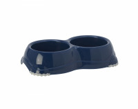 Moderna Двойная миска нескользящая Smarty, 2*330мл, черничный, double smarty bowl 1 - non slip 2 x 330 ml
