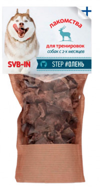 SVB-IN Лакомство для собак, легкое оленя, STEP, 50 гр