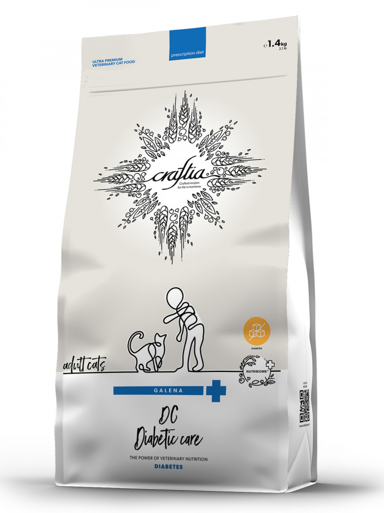 Сухой корм CRAFTIA GALENA CAT DIABETIC CARE для кошек при сахарном диабете