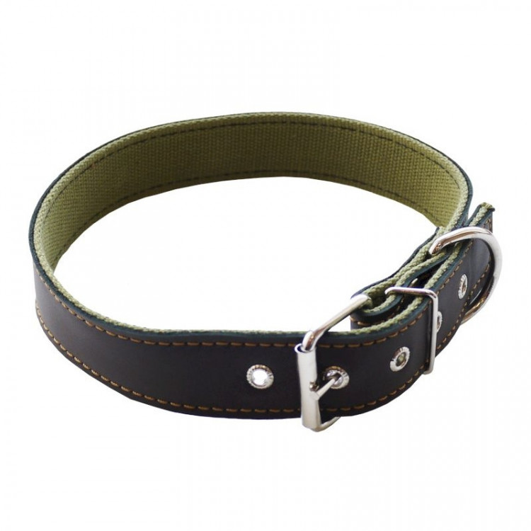 Зооэкспресс ошейник брезент 1 слой 36 мм (50-60 см)