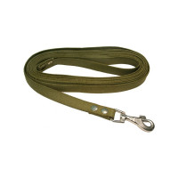 Зооэкспресс поводок брезент 20 мм, зеленый