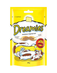 Dreamies Лакомые подушечки &quot;Дримис&quot; с сыром для кошек