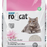 Ro Cat Комкующийся наполнитель без пыли с ароматом детской присыпки, пакет