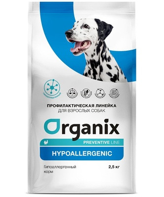 Organix Preventive Line Hypoallergenic сухой корм для собак 