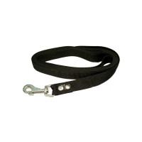 Зооэкспресс поводок капрон широкий черный