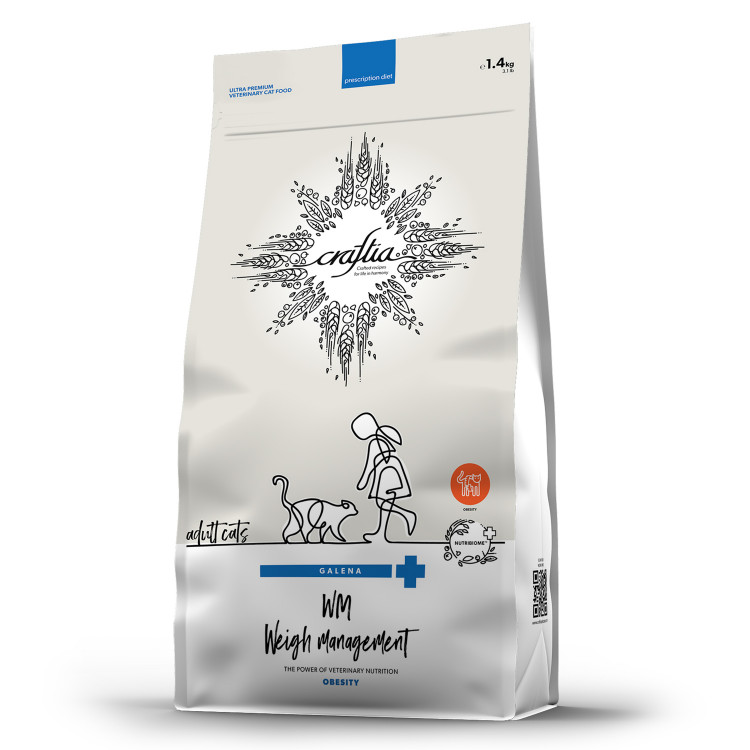 Сухой корм CRAFTIA GALENA CAT WEIGHT MANAGEMENT (Obesity) для кошек при избыточном весе