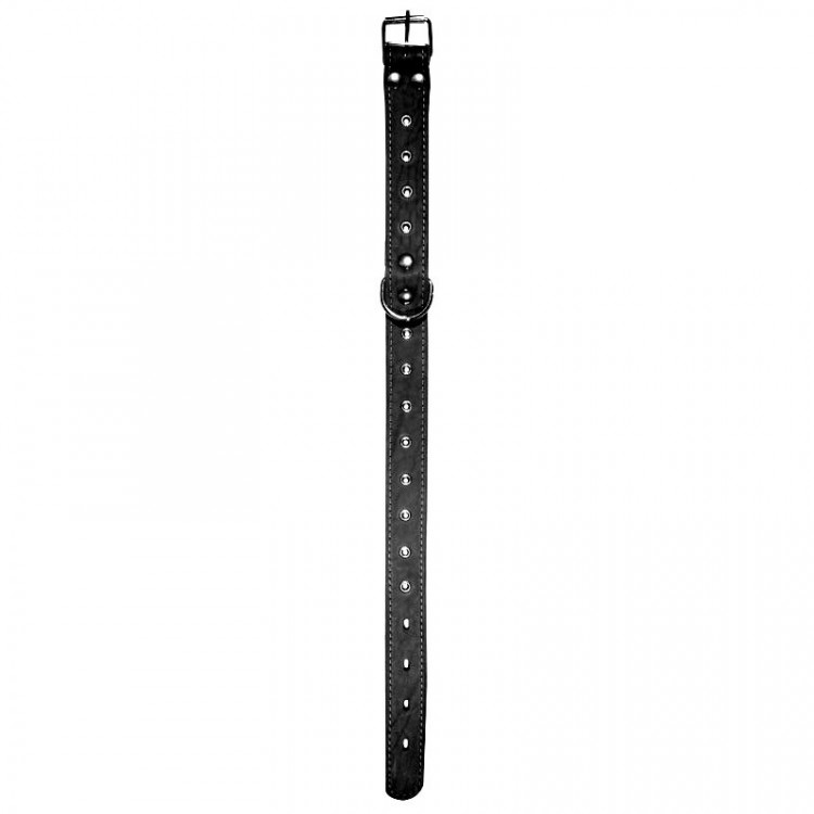 Зооэкспресс ошейник фетр блочка черный 1 слой