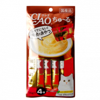 Inaba Лакомство для кошек (мраморная японская говядина породы черный теленок)