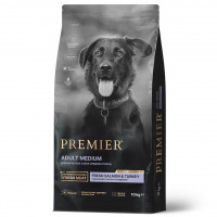 Premier Dog Salmon&amp;Turkey ADULT Medium (Свежее филе лосося с индейкой для собак средних пород)