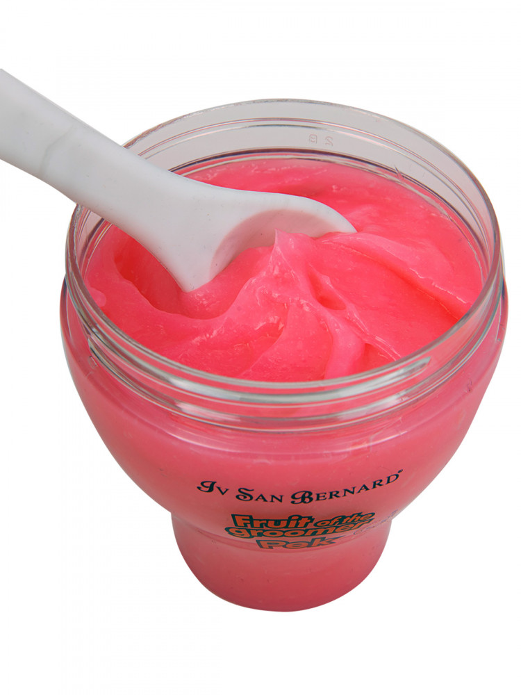  Маска для собак и кошек Iv San Bernard Fruit of the Groomer Black Cherry, восстанавливающая для короткой шерсти с протеинами шелка
